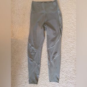 Adidas green athletic leggings size womens small